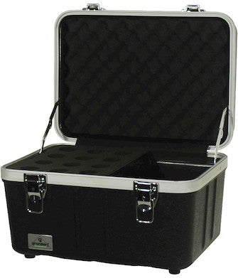 ABS Series Mic Case – 12 Mics, Grundorf Products Microphone Case Grundorf, microphone case halleonard