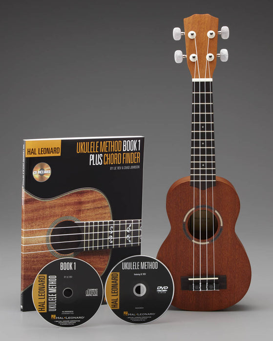 Hal Leonard Ukulele Starter Pack Includes a Ukulele, Method Book with Online Audio, and DVD - Soundporium Music Store