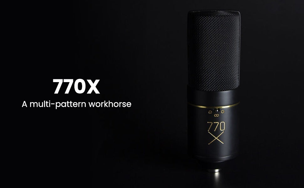 770X Multi-Pattern Vocal Condenser Microphone, MXL Mics - Soundporium Music Store