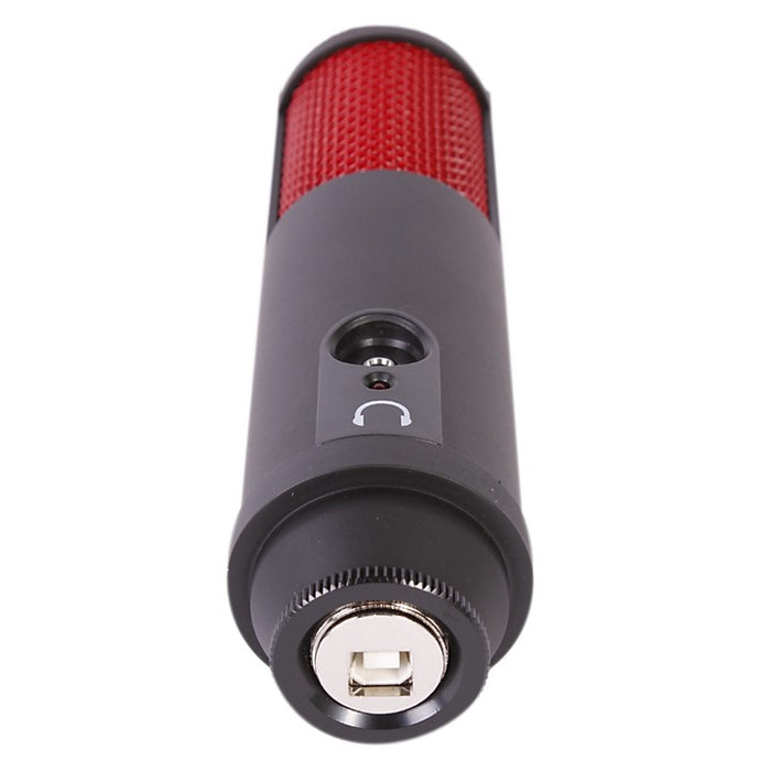 Tempo USB Vocal Microphone with Black Body and Red Grill, MXL Mics - Soundporium Music Store