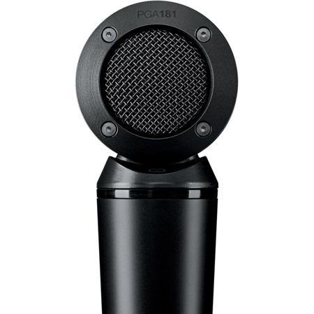 Shure PGA181-XLR Side-Address Cardioid Condenser Microphone - XLR-XLR Cable Instrument Microphones condenser, Instrument Microphones, Microphones, PGA181-XLR, Pro-Audio, Shure Inc tecnec