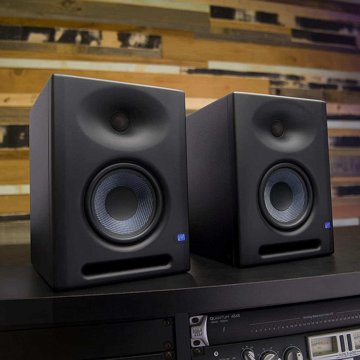 Pied D'Enceinte Studio Pronomic SLS-20 - Réglable 75-130cm - Support Trépied Stable 25kg - Noir