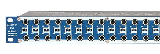 S-Patch Plus 48-Point Balanced Patchbay (with Front Panel Switches), Samson Audio patchbay patchbay, samson halleonard