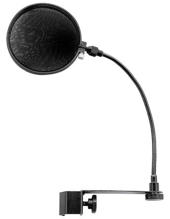 Black Nylon Microphone Pop Filter PF-001, MXL Mics - Soundporium Music Store