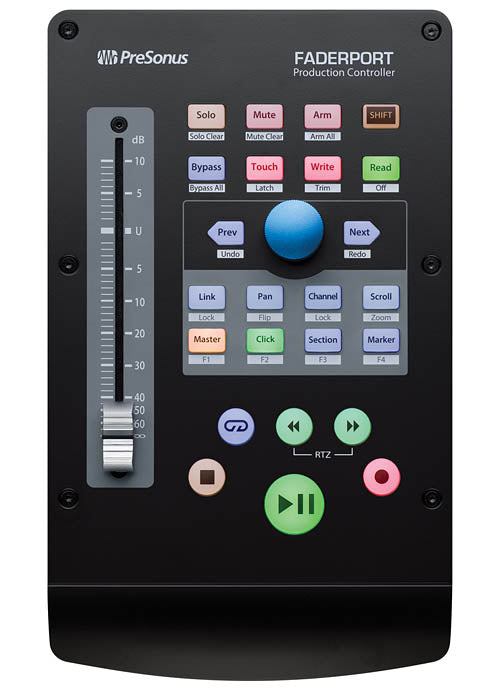 PreSonus FaderPort USB Control Surface with 1 Motorized Fader / Transport Controls and Studio One / MCU / HUI Integration - Soundporium Music Store