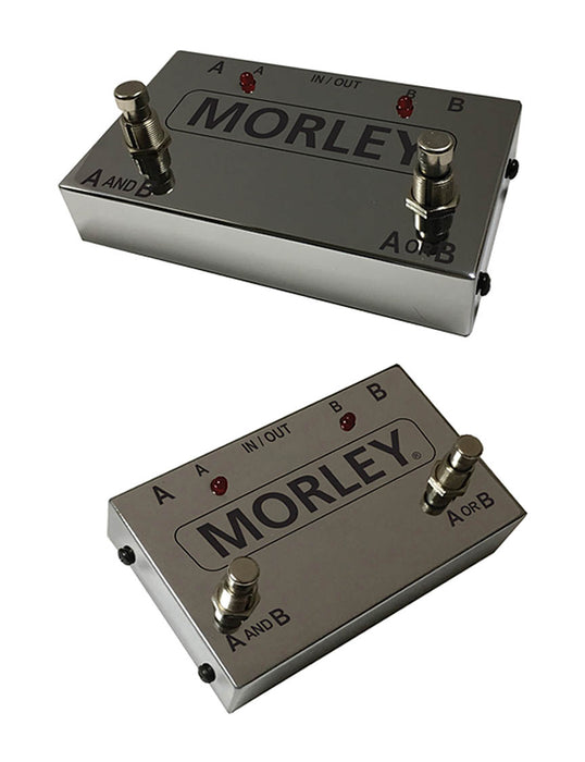 Morley 50th Anniversary Limited Edition Chrome Boxed Set Chrome Mini Power Wah and ABY Pedals Bundle - Soundporium Music Store