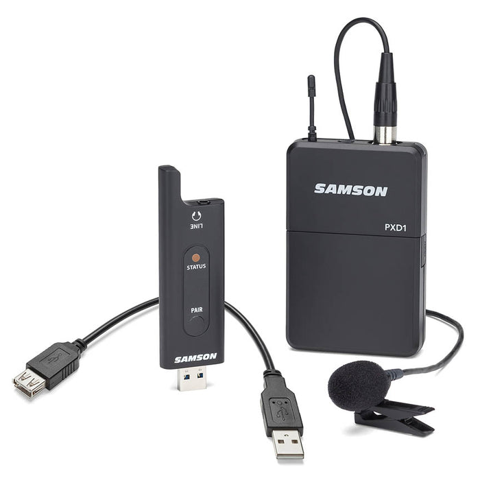 XPD2 Lavalier USB Digital Wireless System, Samson lavalier lavalier, samson halleonard