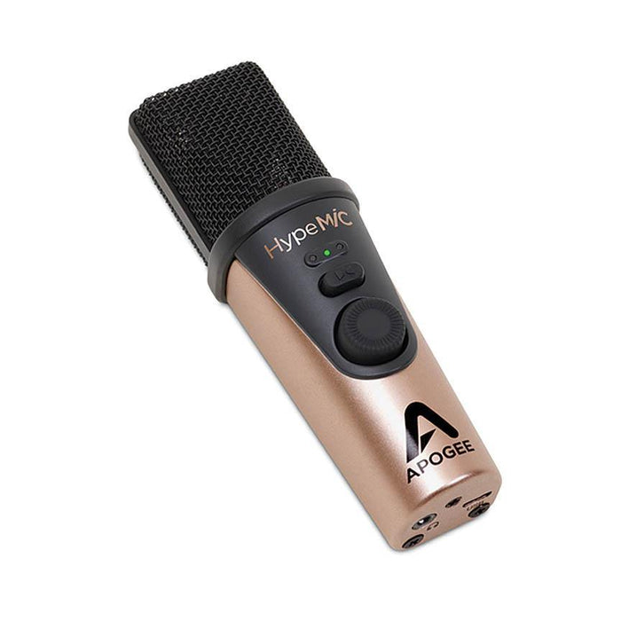 Hype MiC USB Microphone with Headphone Output and Studio Quality Compression, Apogee USB Microphone Apogee, condenser microphone, usb microphone halleonard