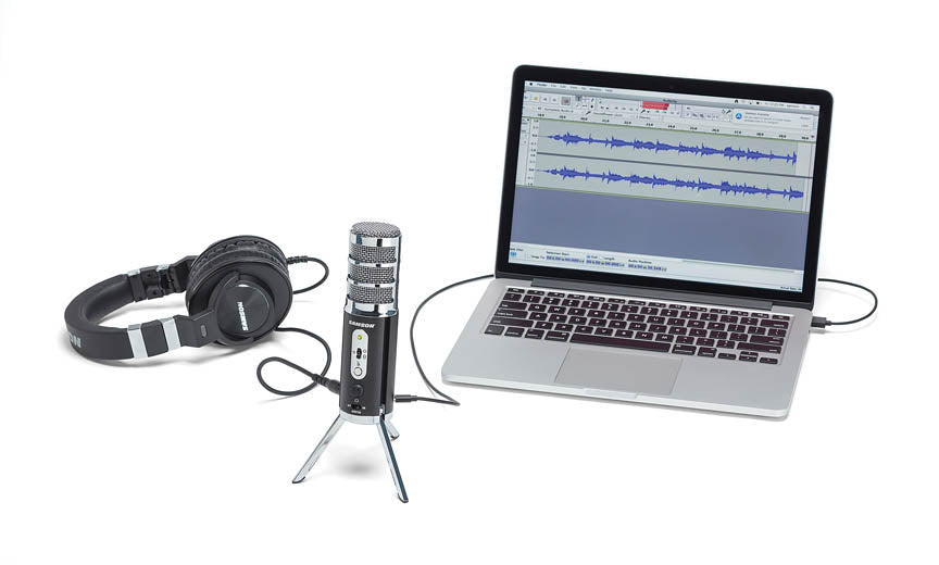 Satellite USB/iOS Broadcast Microphone, Samson Audio Condenser microphones condenser microphone, new arrival, Samson halleonard
