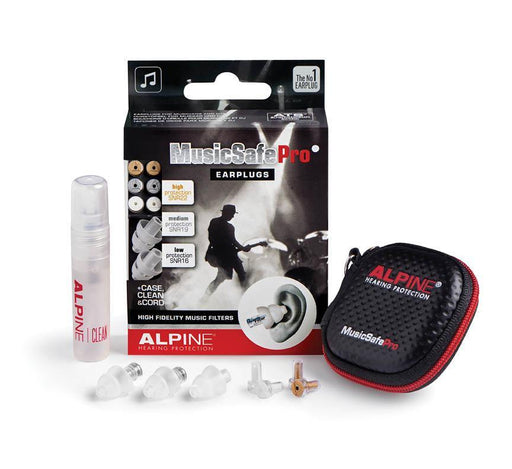 Alpine New Musicsafe Pro Earplugs Transparent Single, Alpine Hearing Protection - Soundporium Music Store