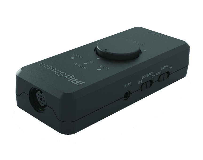 iRig Stream USB Audio Interface, IK Hardware - Soundporium Music Store