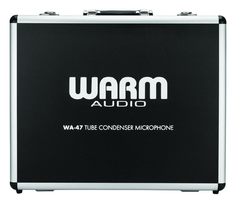 WA-47 Flight Case Aluminum Hard Case for Microphone with Padded Interior, Warm Audio Case condenser, microphone case, warm audio halleonard