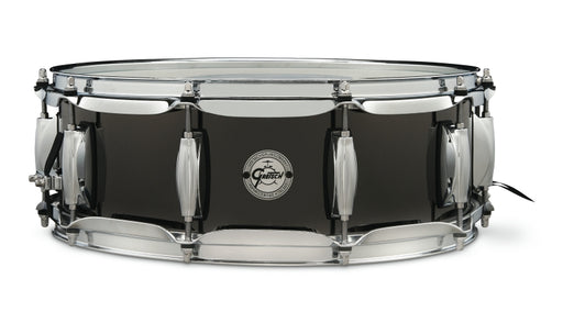 Black Nickel Over Steel Snare Drum (5″ x 14″) Full Range Series, Gretsch snare drum gretsch, new arrival, snare drum halleonard