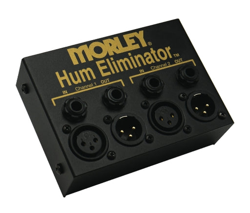 Hum Eliminator™ 2 2-Channel Box with 1/4″ “Smart Jacks” (TS or TRS) Model HE-2, Morley Pedals - Soundporium Music Store