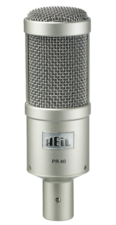 PR40 – Nickel PR40 - Large Diameter Studio Microphone, Heil Sound - Soundporium Music Store
