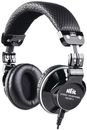 Pro Set 3 Stereo Studio Headphones with Phase Reversal Switch, Heil Sound Studio Headphones heil sound, studio headphones halleonard