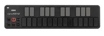 Korg, nanoSERIES2 Slim-line USB-MIDI Controller nanoKEY2 – Black Midi Interface Korg, Midi Interface, new arrival halleonard