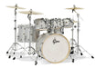 Gretsch Catalina Maple 6-Piece Shell Pack with Free Additional 8″ Tom- Silver Sparkle - Soundporium Music Store