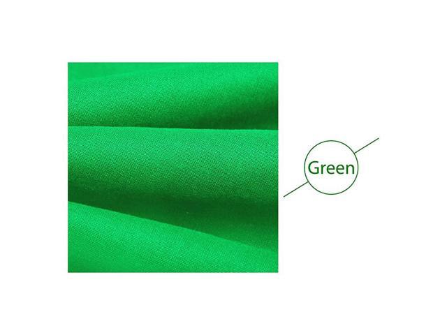 6 x 9 ft Photography Backdrop Background Green Chromakey Muslin Background Screen for Photo Video Studio 4 x Backdrop Clip