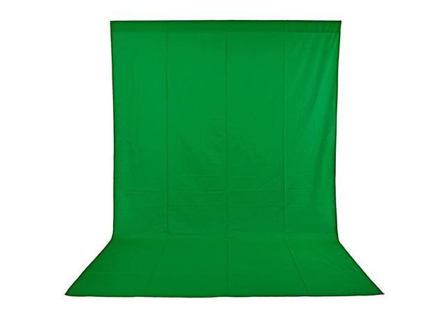 6x9 feet18x28 meters Photo Studio 100 Percent Pure Muslin Collapsible Backdrop Background for Photography Video and Television Background Only Green