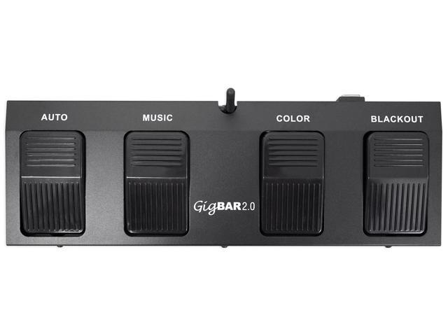 2) Chauvet GigBar 2.0 Light FX Bars+Stands+Footswitch+Remotes+Bags+Facade+Fogger