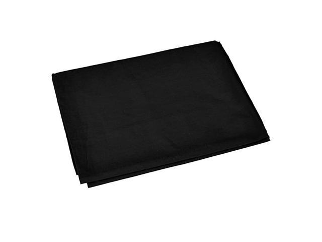 6x9 feet18x28 meters Photo Studio 100 Percent Pure Muslin Collapsible Backdrop Background for Photography Video and Television Background Only Black