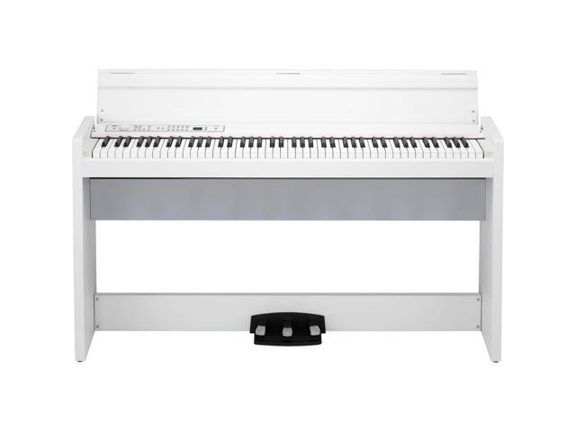Korg LP-380-U 88-Key Slim Digital Piano with Speakers (White)