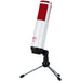 Tempo USB Vocal Microphone with White Body and Red Grill, MXL Mics Tempo Microphone condenser microphone, mxl mic, usb microphone halleonard