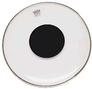 REMO CONTROLLED SOUND CLEAR BLACK DOT CONTROLLED SOUND 22” Bass, 24” Bass, bass drumhead, BLACK DOT, CONTROLLED SOUND CLEAR, drumhead, remo LPD