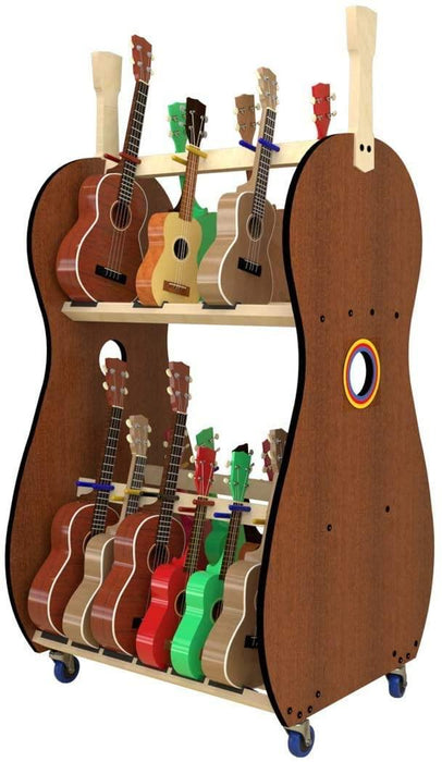 The Band Room™ Ukulele Storage Cart, A&S Back to results classroom, furniture, storage, wood A&S