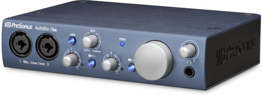 PreSonus AudioBox iTwo 2x2 USB 2.0 / iPad / MIDI Recording Interface with 2 Mic Inputs - Soundporium Music Store