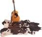 DRUMnBASE Vegan Cow Stage Rug VGN CBLW Clara Black/White 6' X 5.25' - Soundporium Music Store