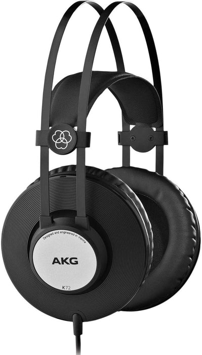 AKG Pro Audio K72 Over-Ear, Closed-Back, Studio Headphones, Matte Black - Soundporium Music Store