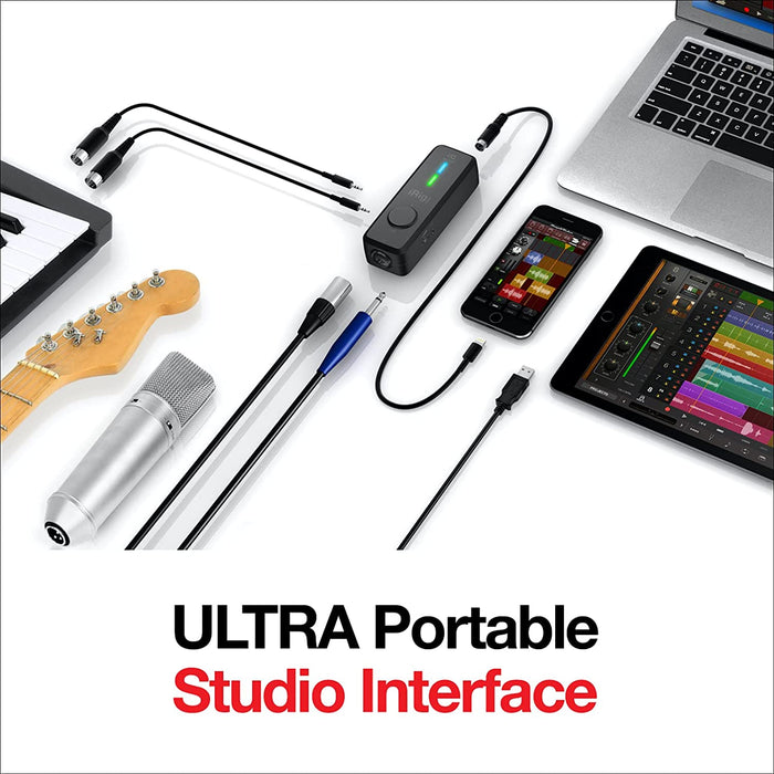 iRig Pro I/O High Definition Audio Interface with MIDI for iOS and Mac audio interface audio interface, guitar interface, IK Multimedia, new arrival halleonard