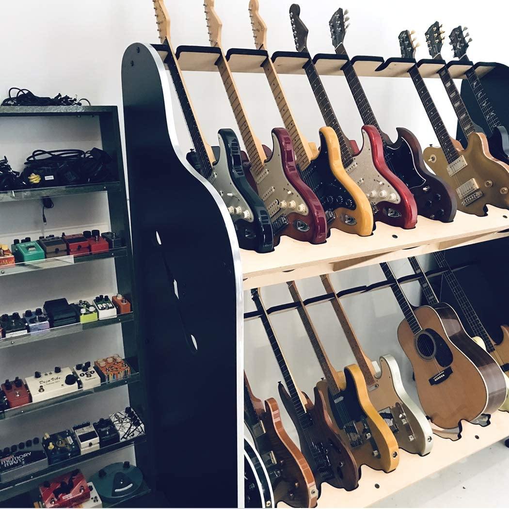 The Session-Pro™ Double-Stack Mobile Guitar Case Rack, A&S — Soundporium™