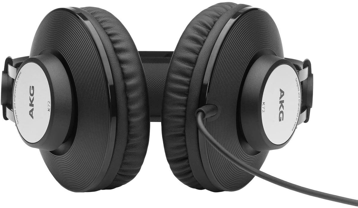 AKG Pro Audio K72 Over-Ear, Closed-Back, Studio Headphones, Matte Black studio headphones AKG, Closed-Back, Matte Black and Gold, studio headphones LPD