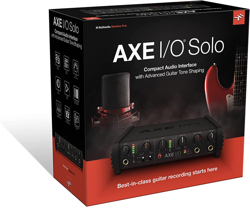 Axe I/O Solo Compact 2-In/3-Out Audio Interface, IK Multimedia - Soundporium Music Store