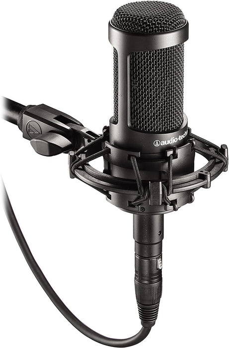 Audio-Technica AT2035 Cardioid Condenser Microphone, Perfect for Studio, Podcasting & Streaming, XLR Output, Includes Custom Shock Mount microphone Audio Technica, Condenser microphone LPD
