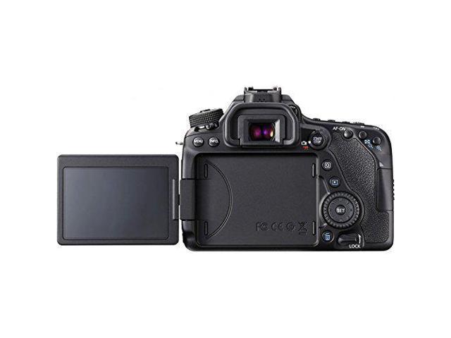 Canon EOS 80D DSLR Camera Memory Accessory Bundle (Intl Model)