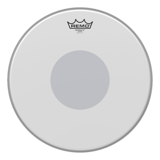 REMO BX011410 Emperor X Coated Snare Drumhead - Bottom Black Dot, 14" - Soundporium Music Store