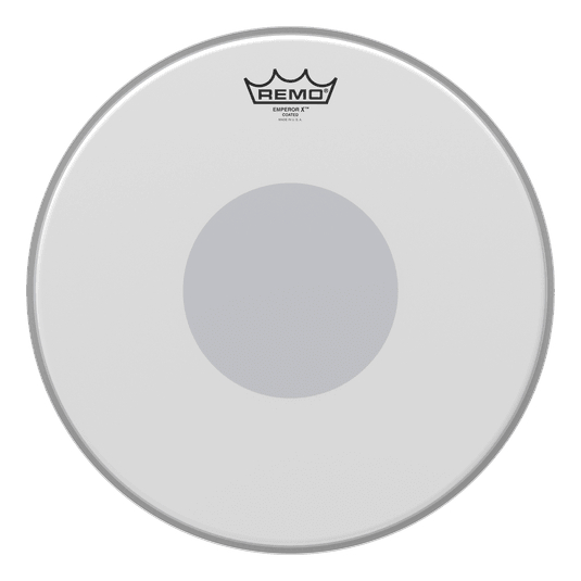 REMO BX011410 Emperor X Coated Snare Drumhead - Bottom Black Dot, 14" - Soundporium Music Store