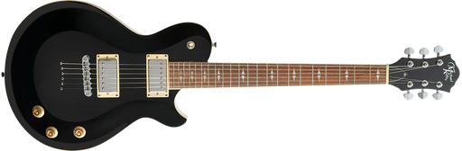 Patriot Decree Standard Gloss Black Chambered Electric Guitar, Michael Kelly Guitars - Soundporium Music Store