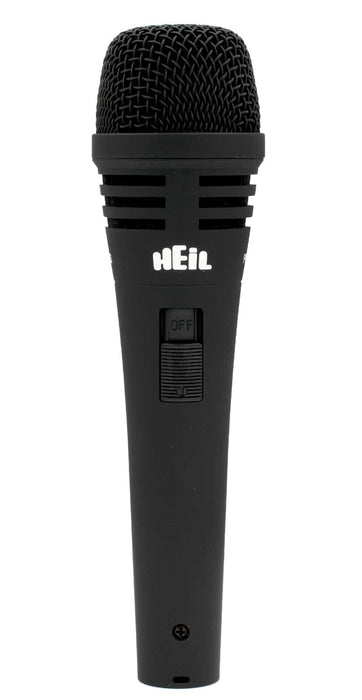 PR35 – Black Large Diameter Handheld Microphone with 2-Position Roll Off, Heil Sound - Soundporium Music Store