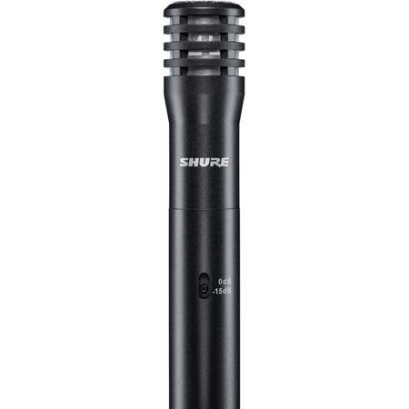 Shure SM137-LC Instrument Microphone with Zipper Pouch & Mic Clip - Soundporium Music Store