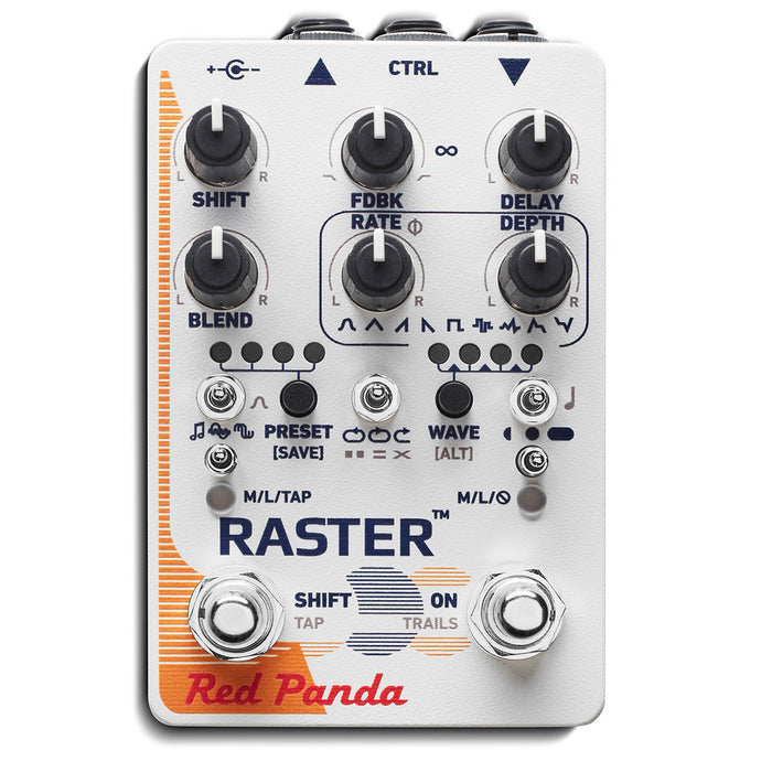 Raster 2 - Red Panda Digital Delay Pedal